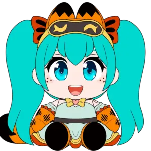 Miku x Garfield Plush (9in)