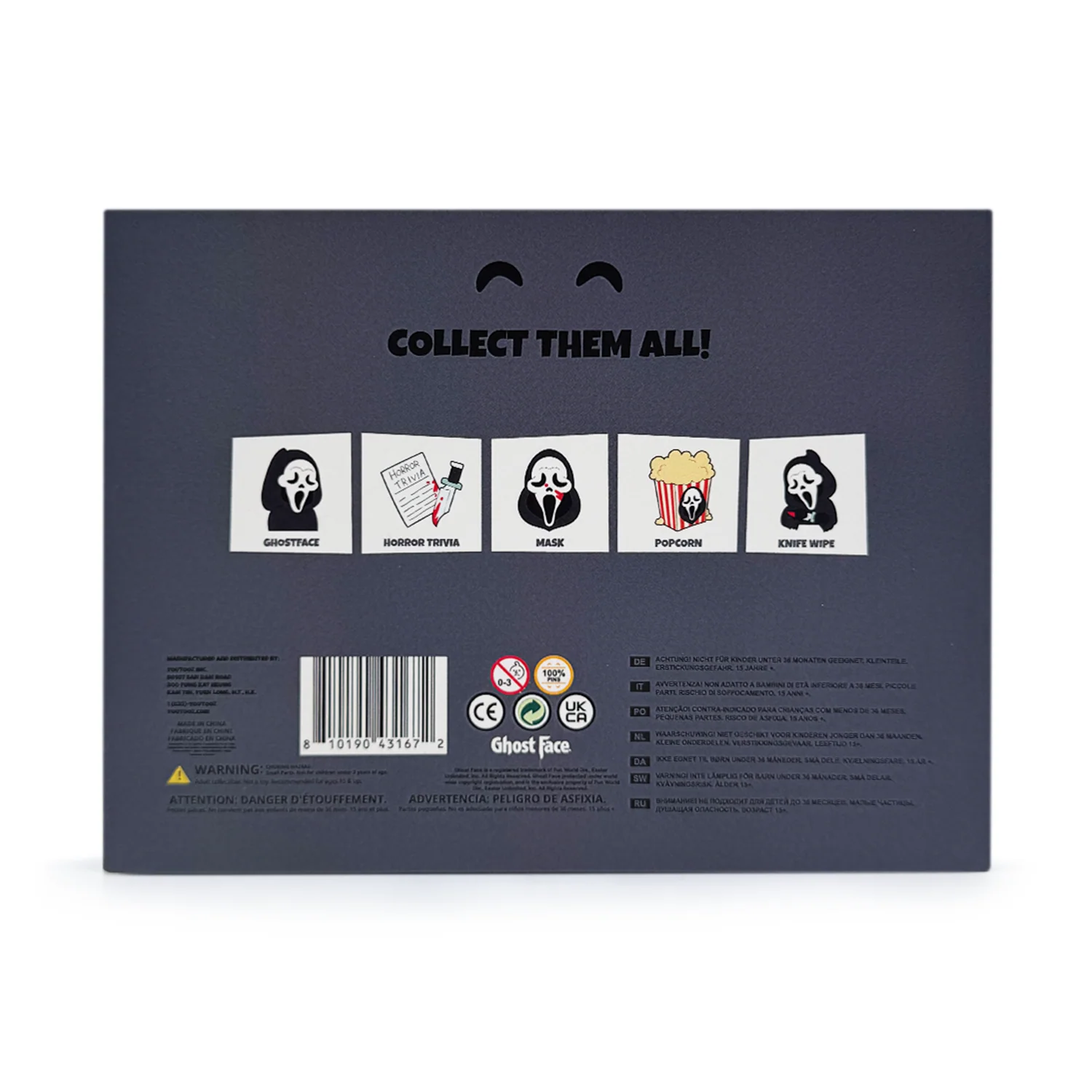 Ghost Face Pin Set 2 - Image 10