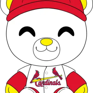 St. Louis Cardinals Bear Plush (9in)
