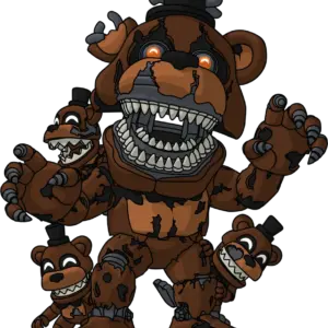 Nightmare Freddy and Freddles