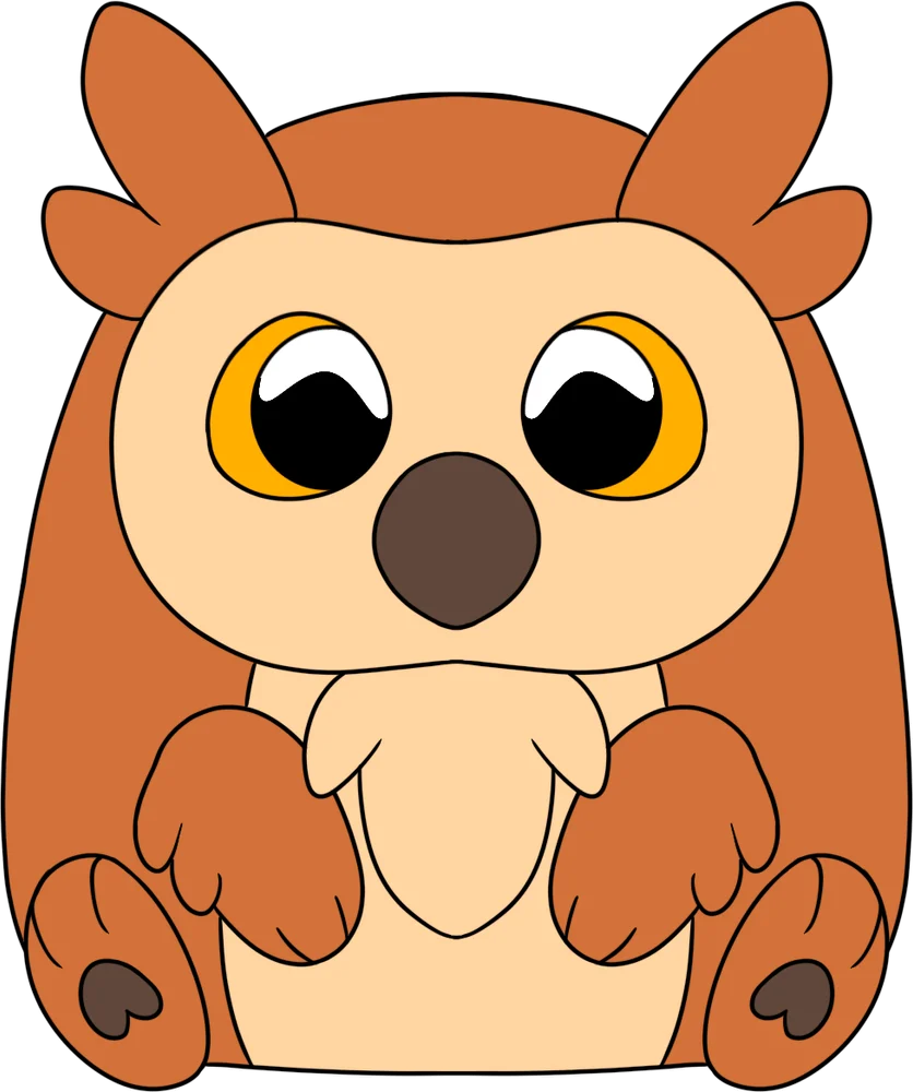 Owlbear Keychain Plush (5in)