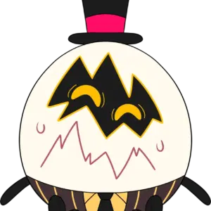 Nervous Egg Boi Stickie (6in)