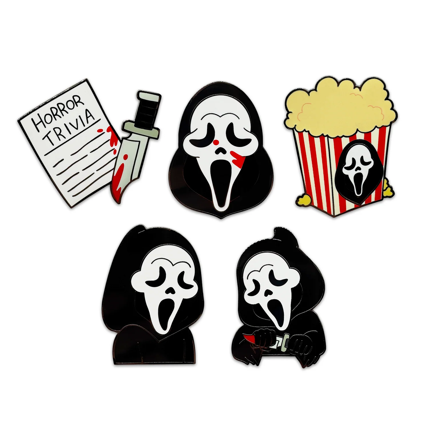 Ghost Face Pin Set 2 - Image 2