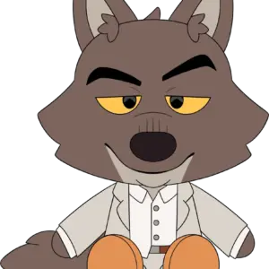Mr. Wolf Plush (9in)