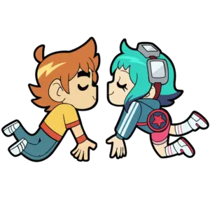 Scott and Ramona Kissing Pin