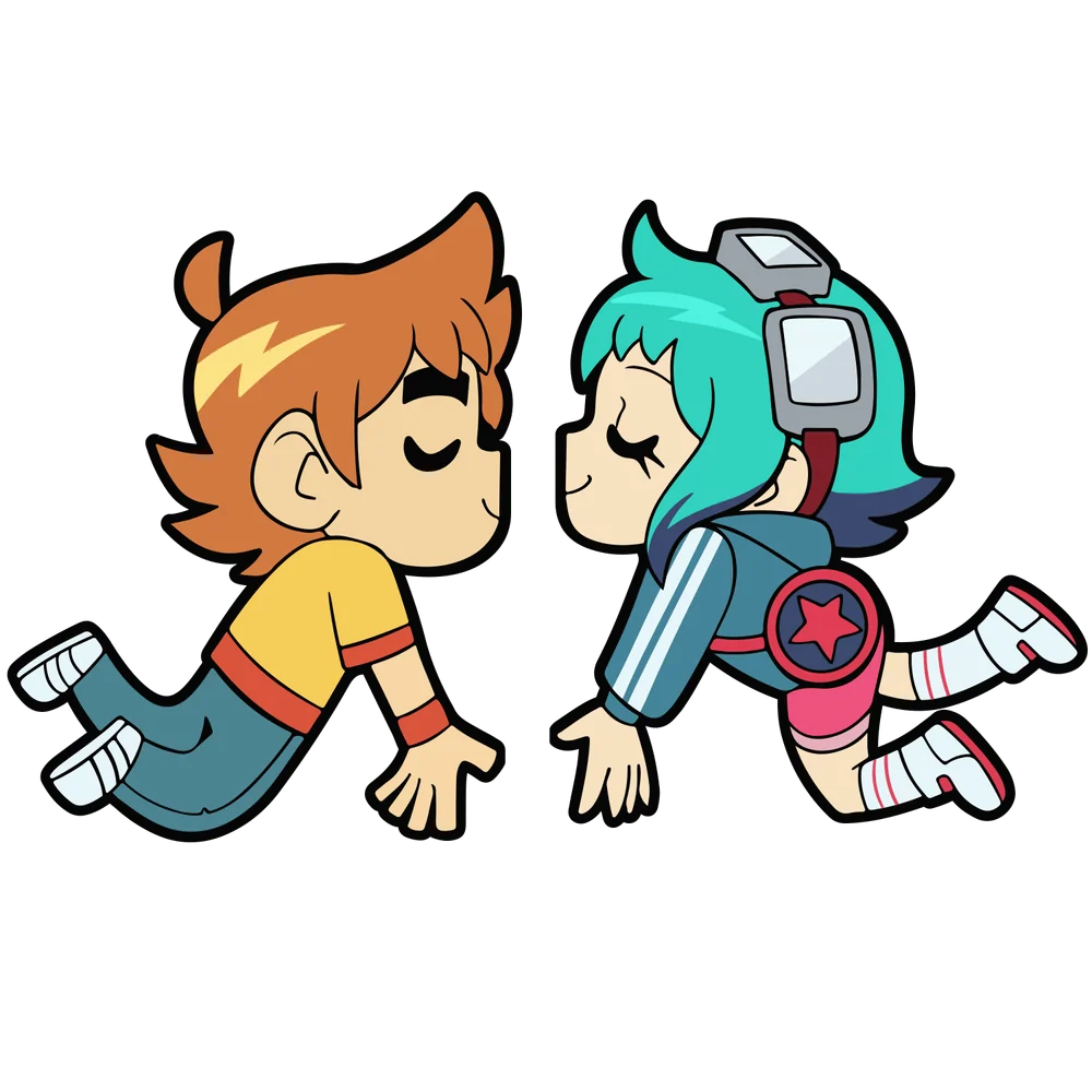 Scott and Ramona Kissing Pin
