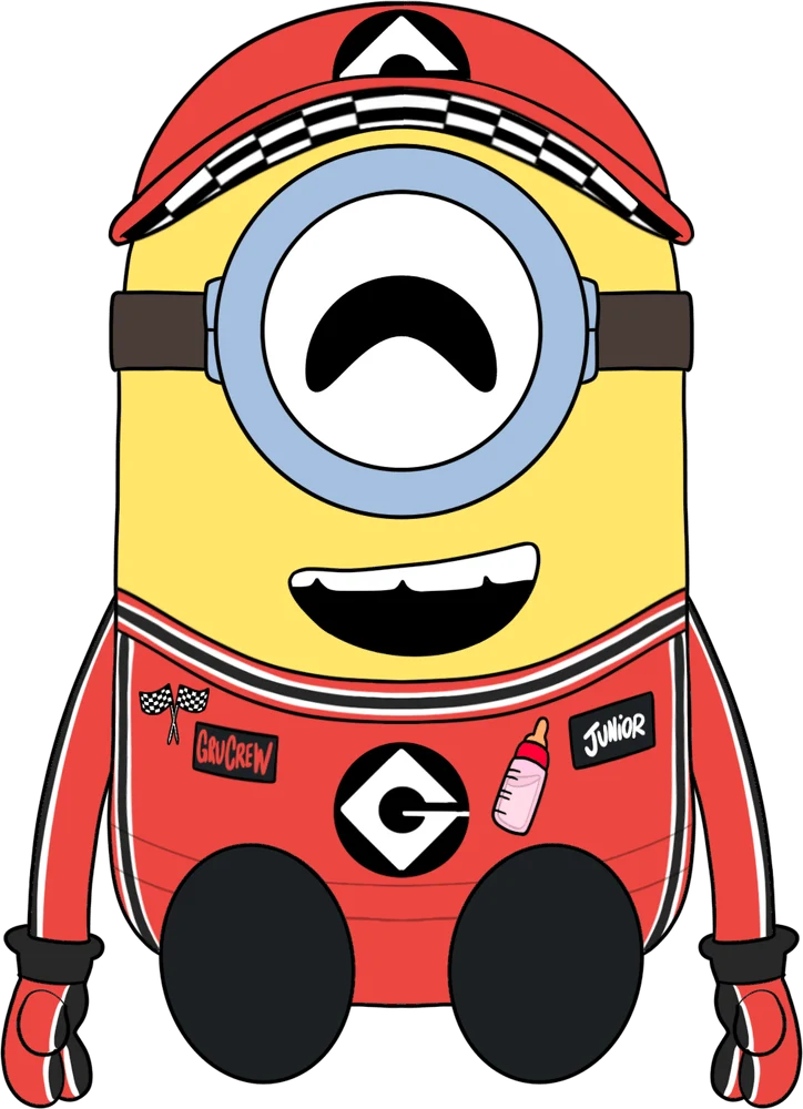 Racecar Minion Plush (9in)