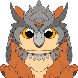 Armored Owlbear Plush (9in)
