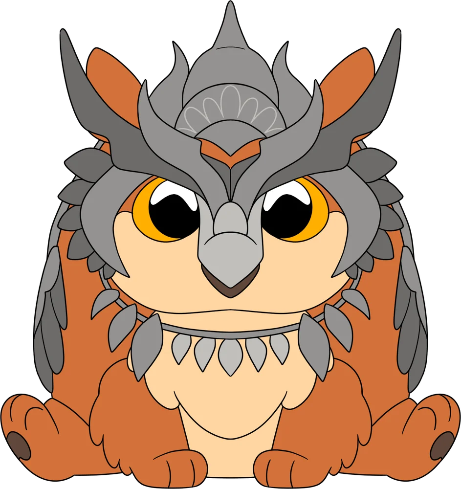 Armored Owlbear Plush (9in)