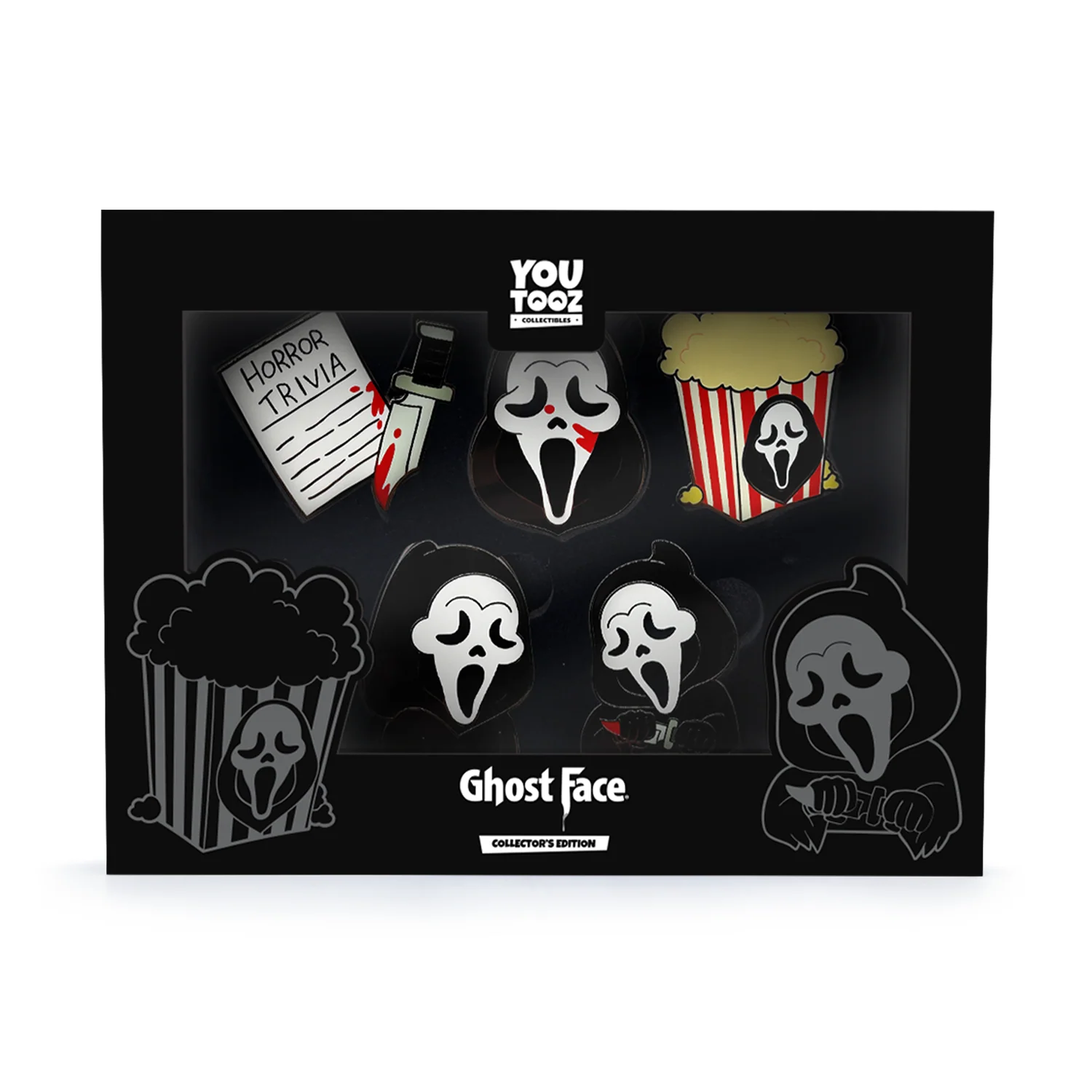 Ghost Face Pin Set 2 - Image 3