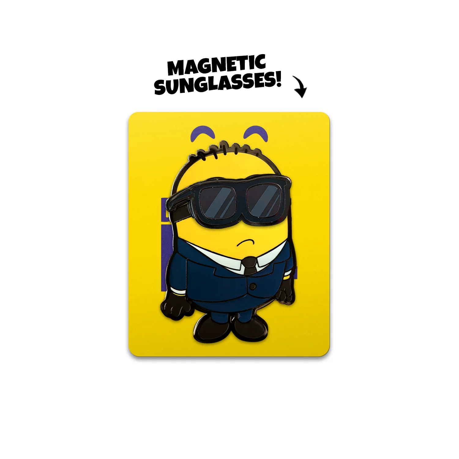 Sunglasses Suit Minion Pin - Image 4