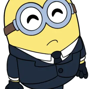 Sunglasses Suit Minion Pin