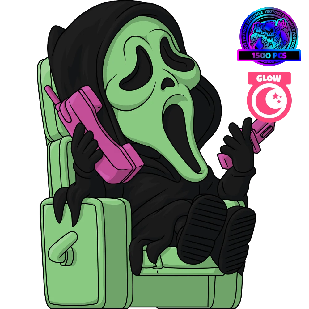 Glow in the Dark Ghost Face Lounging
