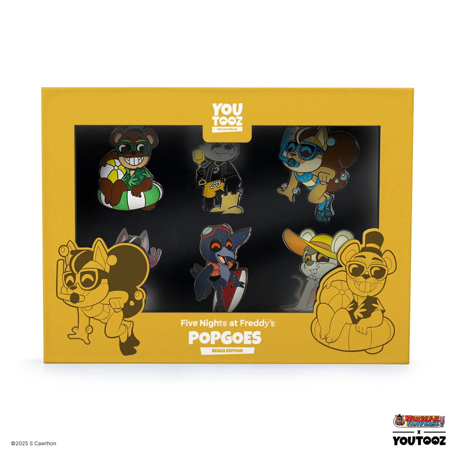 Popgoes Beach Pin Set - Image 9