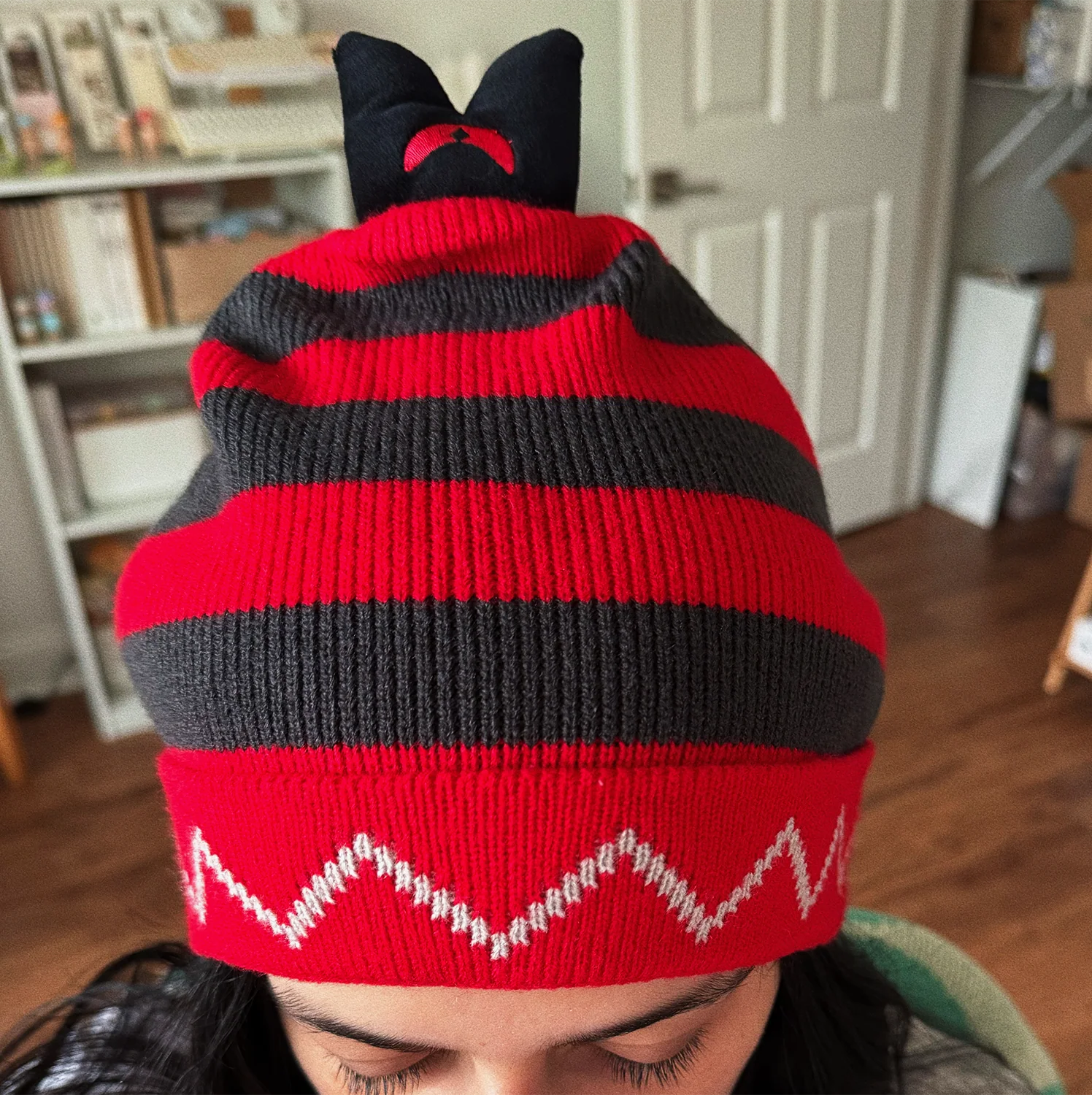Red Crown Beanie - Image 3