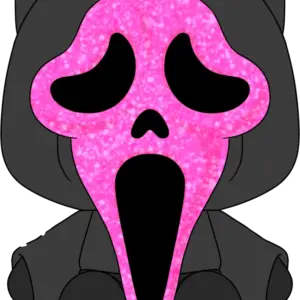Glam Ghost Face Plush (9in)