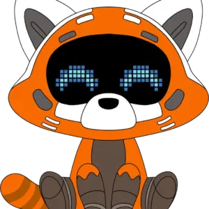 Red Panda Bot Plush (9in)