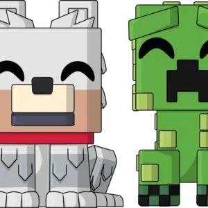 Wolf & Creeper Monitor Buddiez