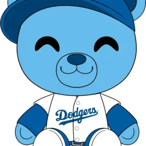 Los Angeles Dodgers Bear Plush (9in)