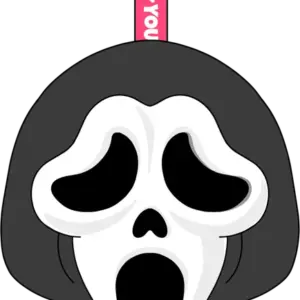 Ghost Face Keychain (5in)