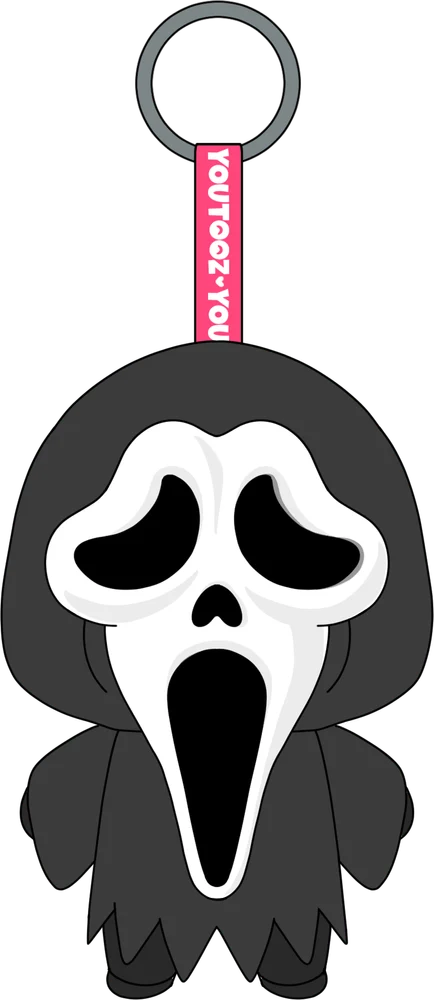 Ghost Face Keychain (5in)