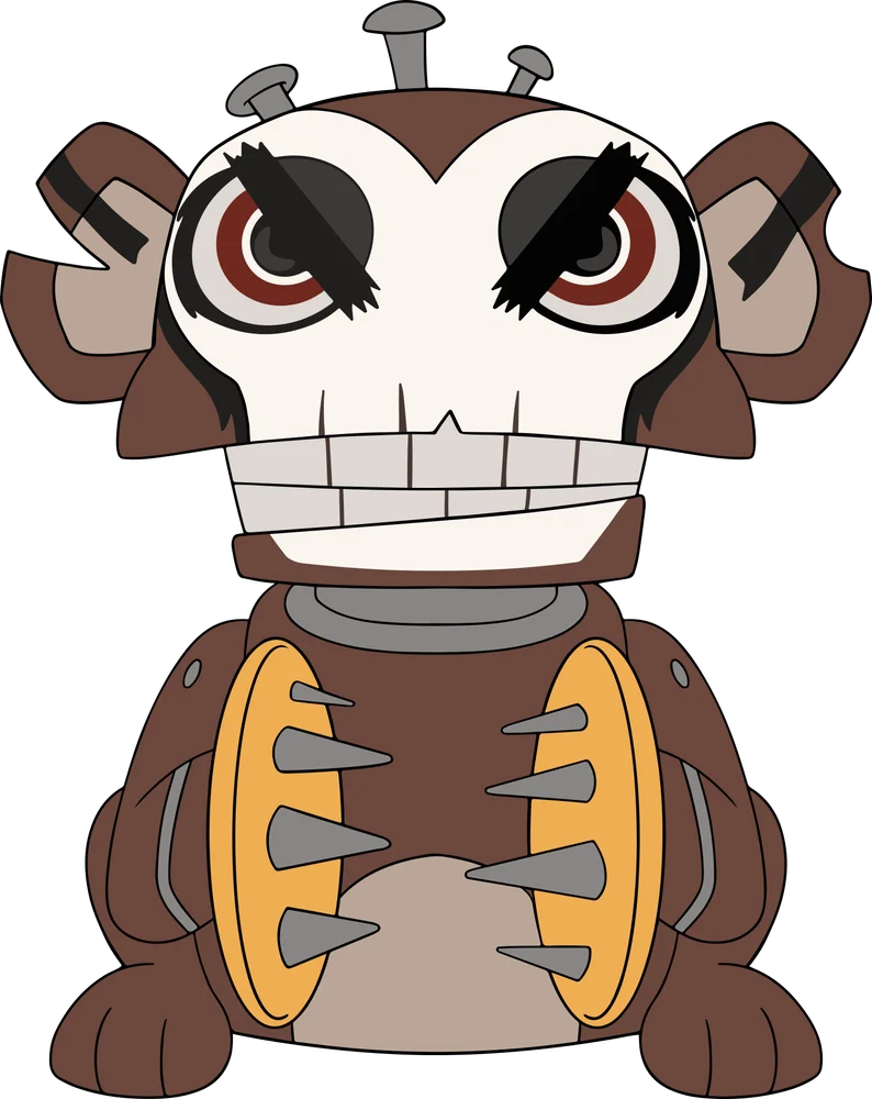 Wind Up Monkey Plush (9in)