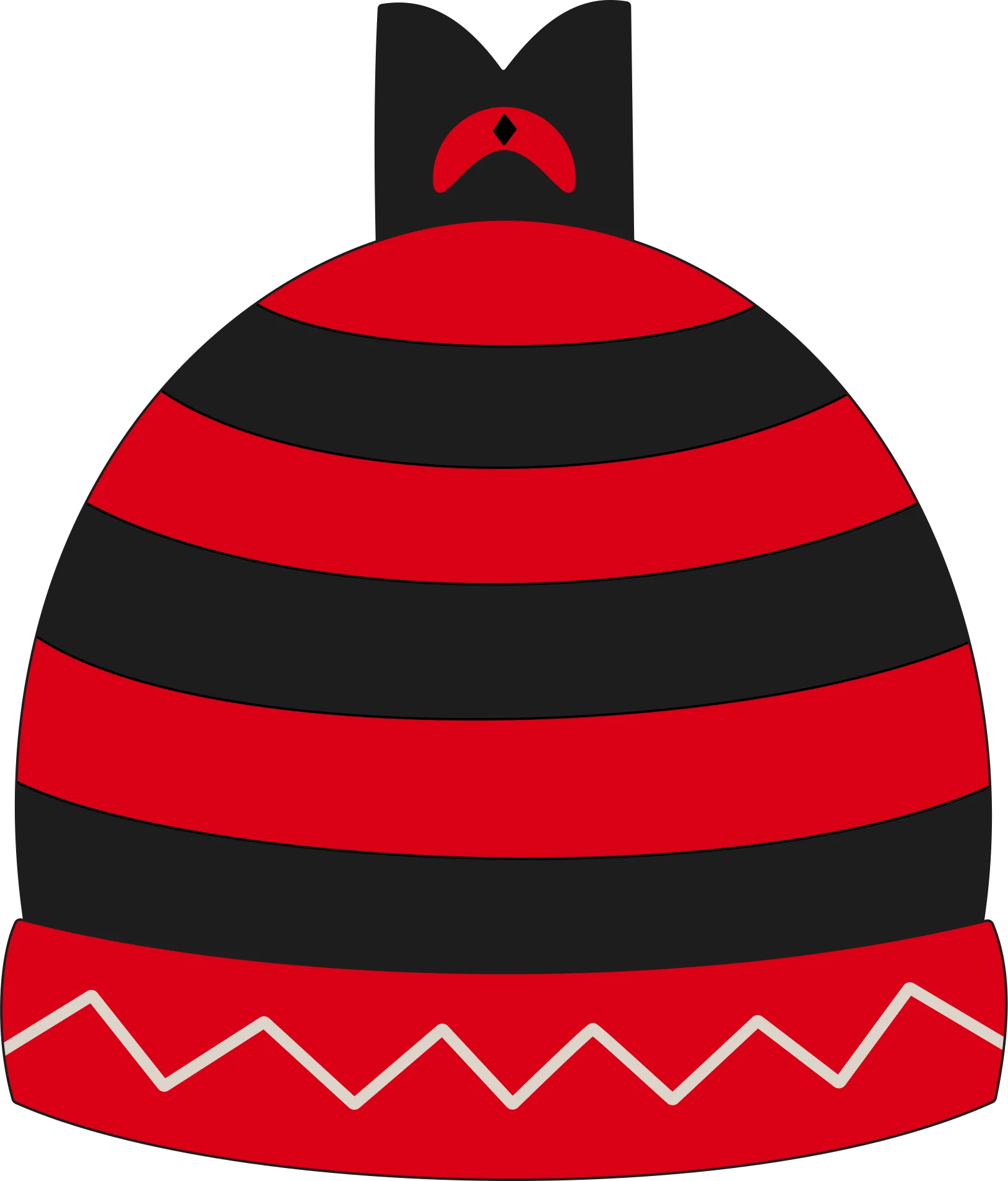 Red Crown Beanie