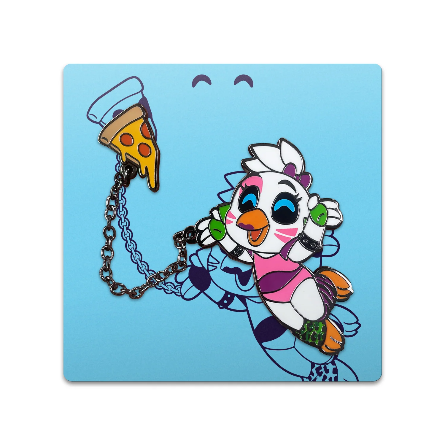 Glamrock Chica Connected Pin - Image 3