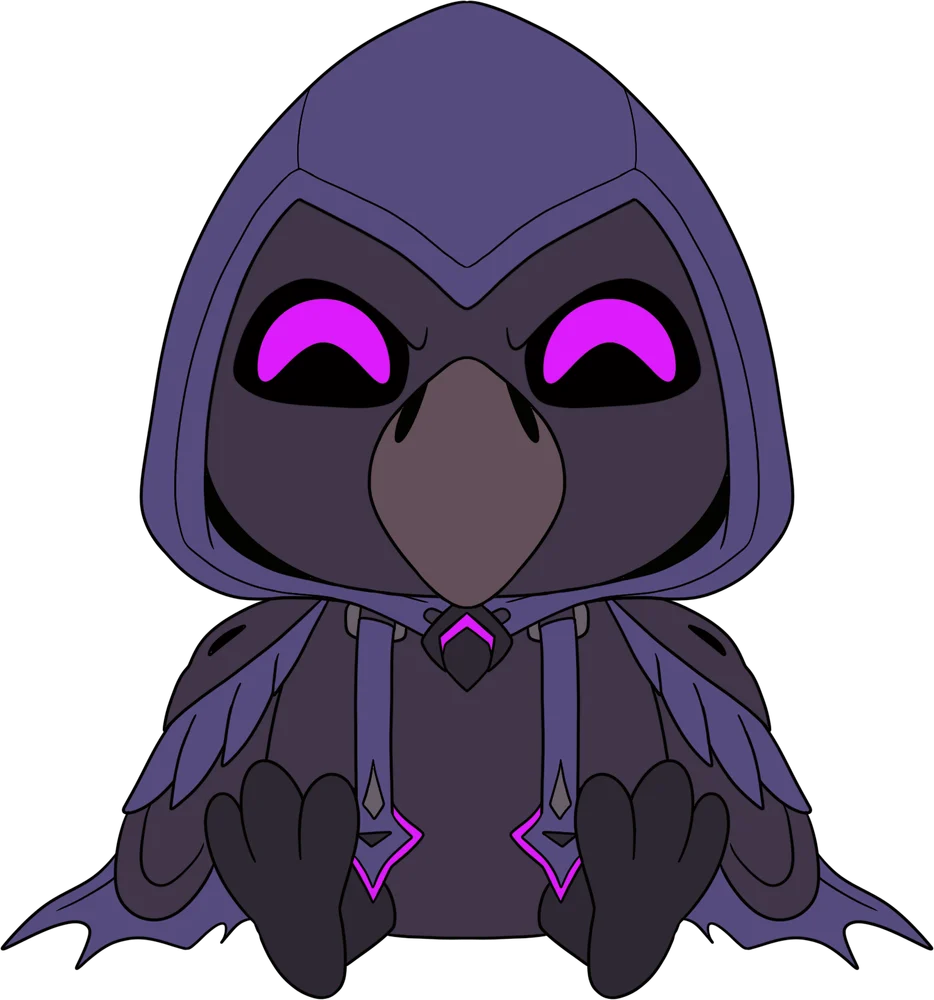 Reaper Raven Plush (9in)