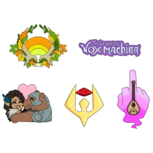 The Legend of Vox Machina Pin Set 1
