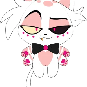 Kitty Angel Dust Keychain (5in)