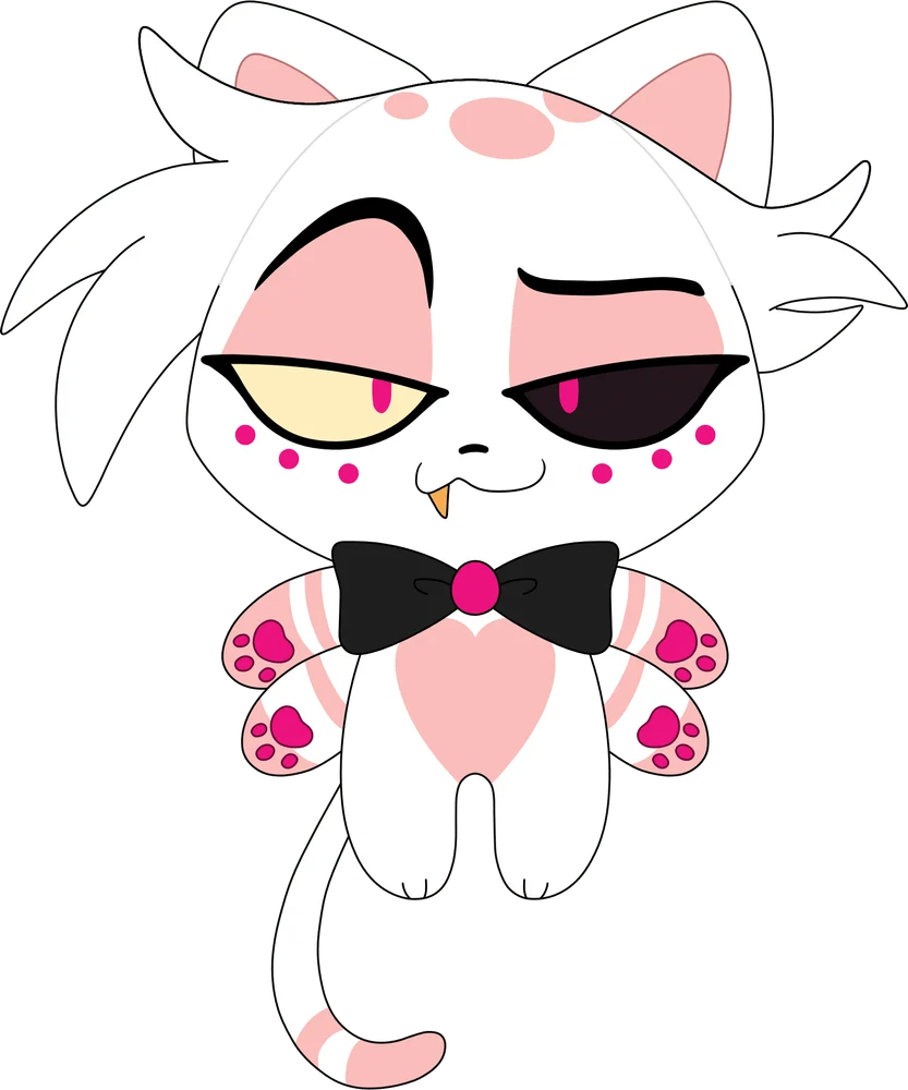Kitty Angel Dust Keychain (5in)