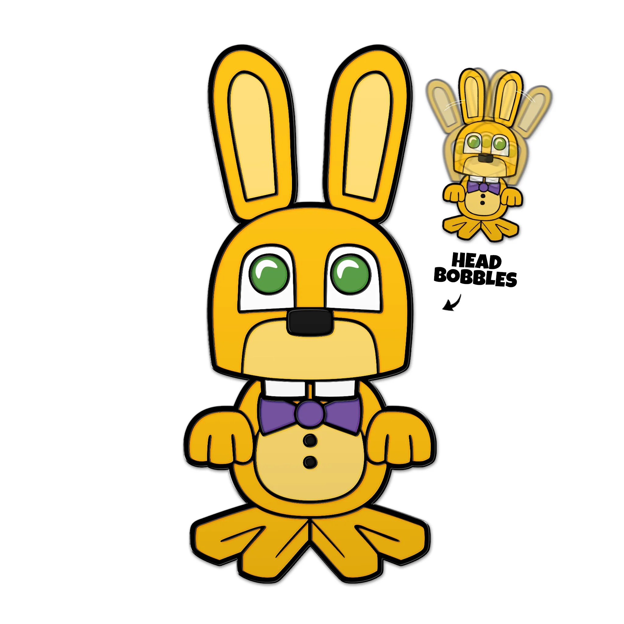 Spring Bonnie Bobble Pin - Image 2