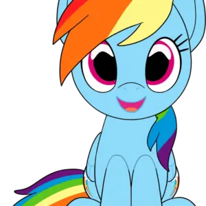 Rainbow Dash Plush (9in)