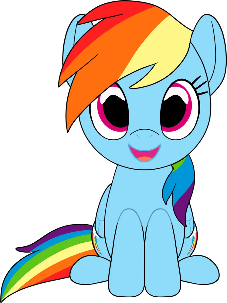 Rainbow Dash Plush (9in)