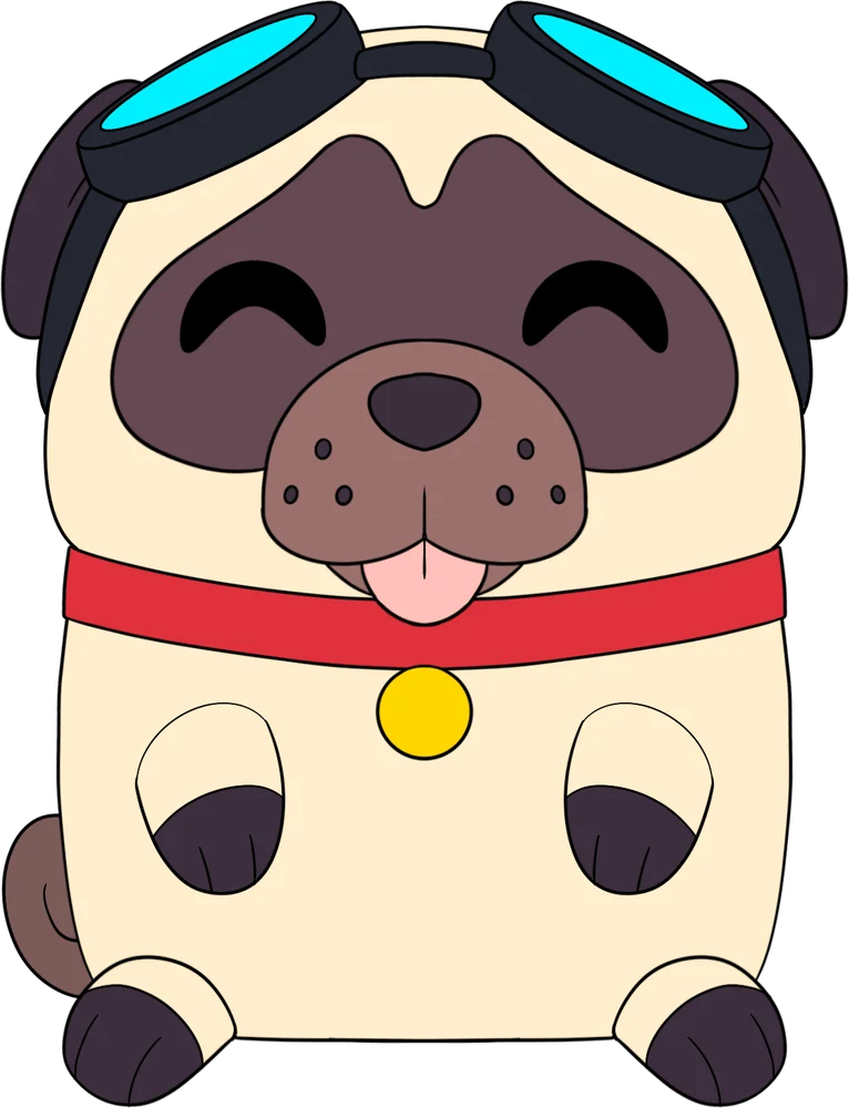 DanTDM Pug Plush (9in)
