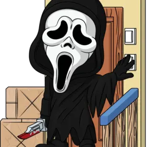 Lights Out Ghost Face