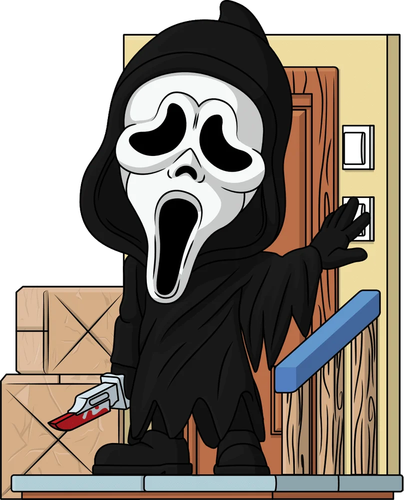 Lights Out Ghost Face