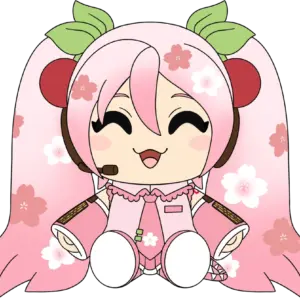 Sakura Miku Plush (9in)