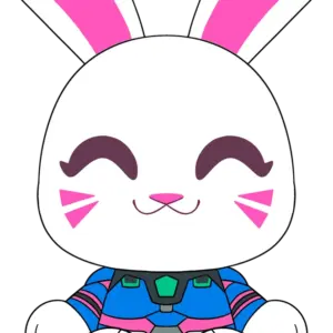 D.VA Bunny Plush (9in)