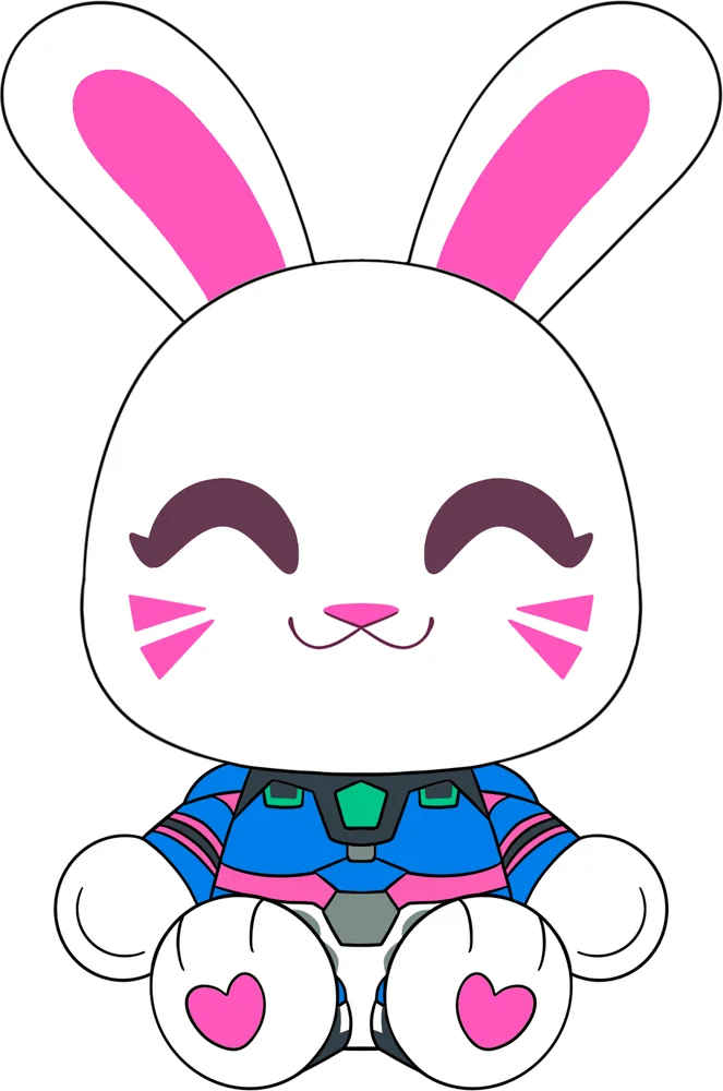 D.VA Bunny Plush (9in)