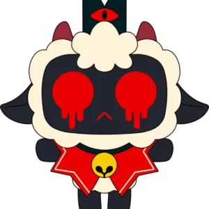 Possessed Lamb Keychain (5in)