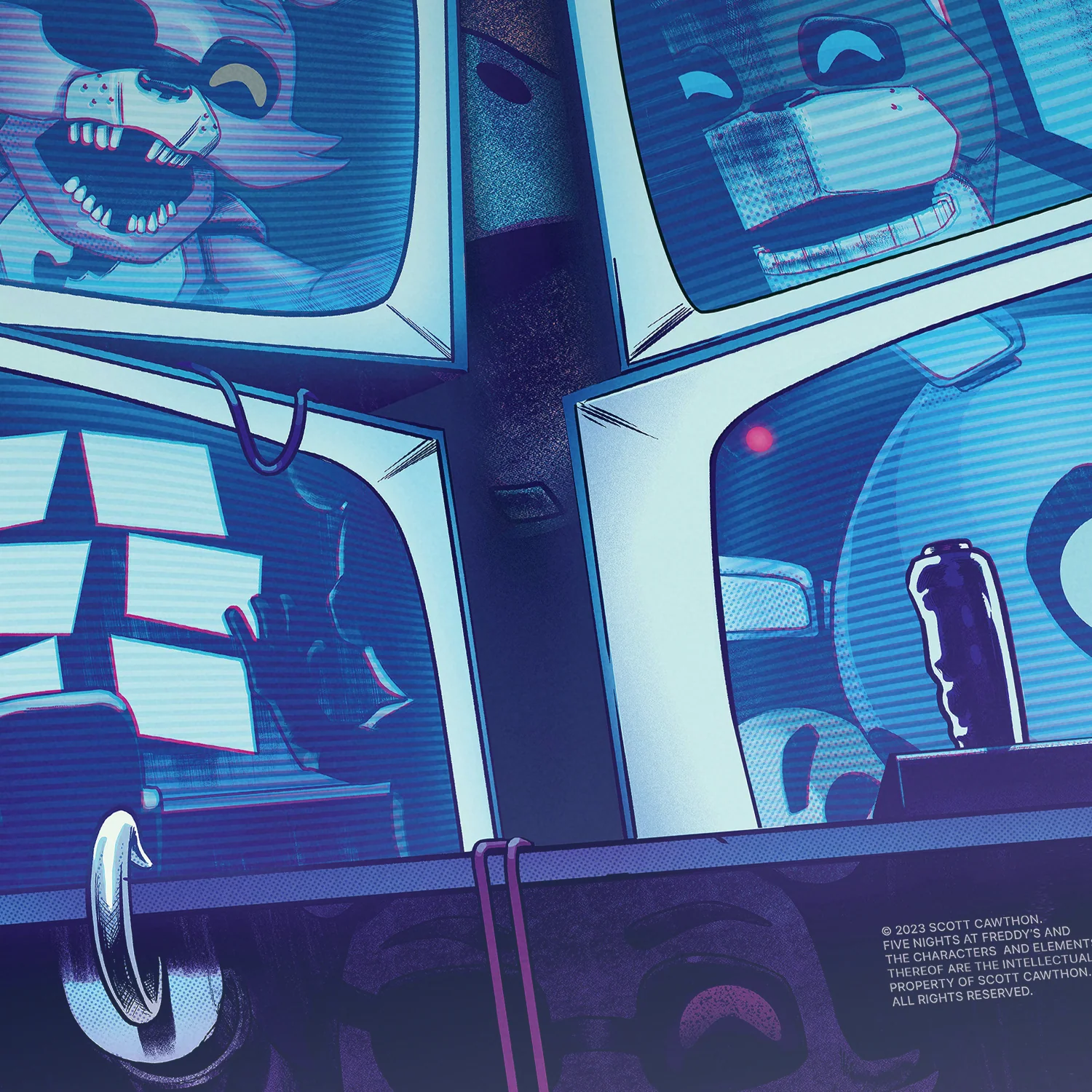 Five Nights At Freddy's Game 1 Print - Image 6