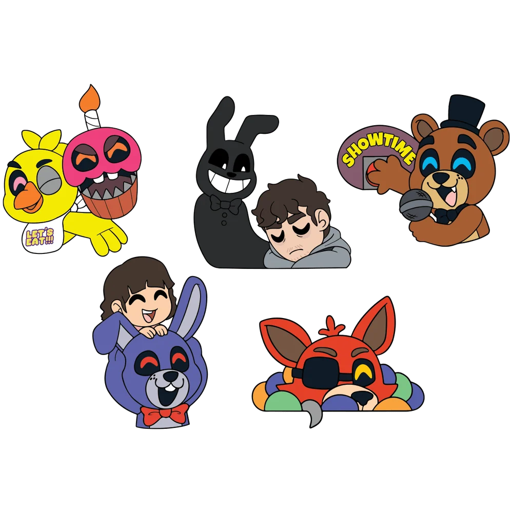FNAF Movie Pin Set