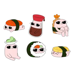 KetNipz Sushi Pin Set