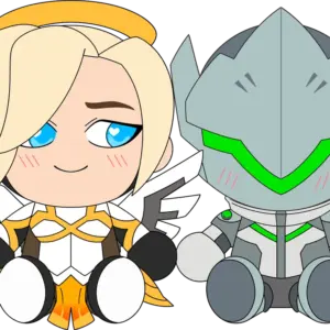Genji & Mercy Plush (9in)