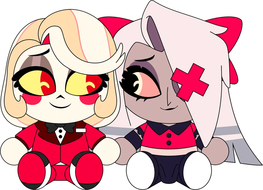 Valentine's Charlie & Vaggie Plush (9in)