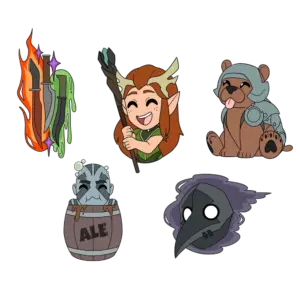 The Legend of Vox Machina Pin Set 2