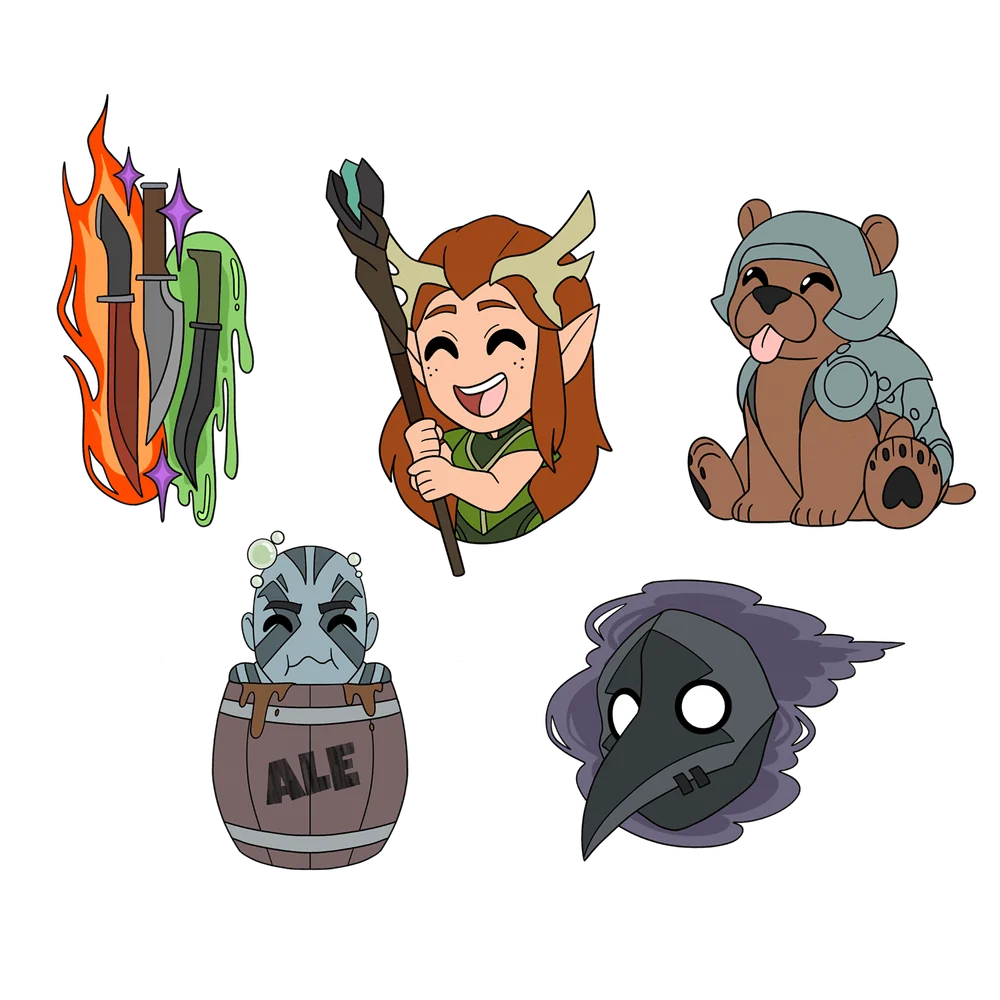 The Legend of Vox Machina Pin Set 2