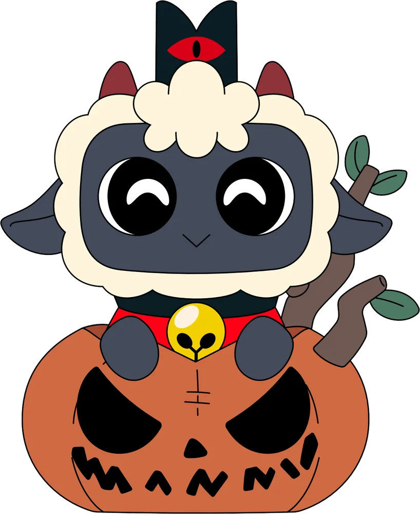 The Lamb Halloween Edition Plush (9in)